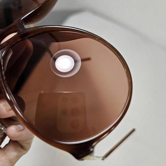 Vintage Serengeti Drivers Brown And Gold Sunglasses Made In Japan. - Picture 7 of 11